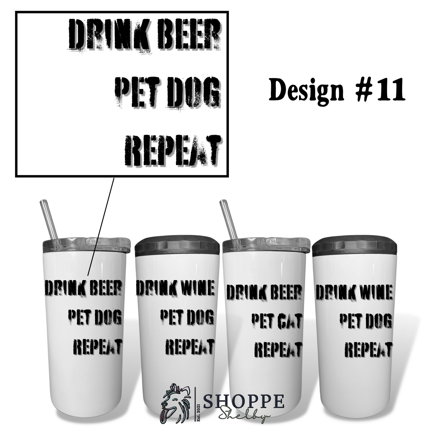 4-in-1 Can Cooler and Tumbler