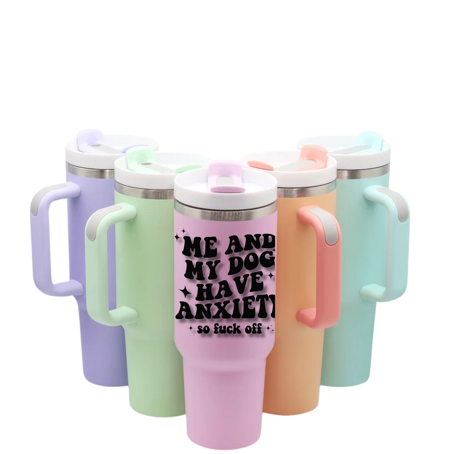 40 oz Matte Colored Tumblers