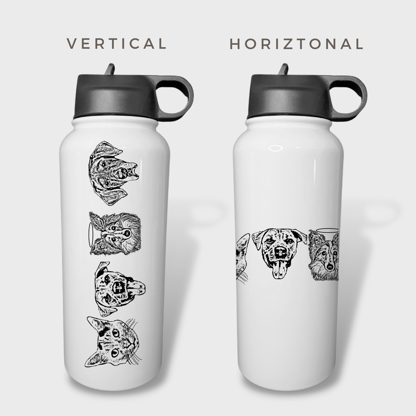 Custom Pet 32oz Hydro Water Bottle