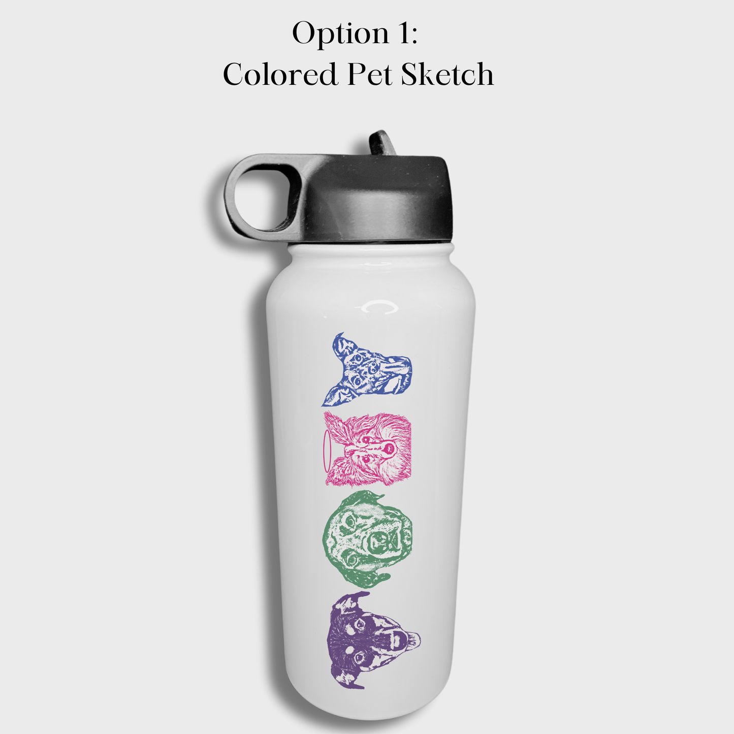 Custom Pet 32oz Hydro Water Bottle