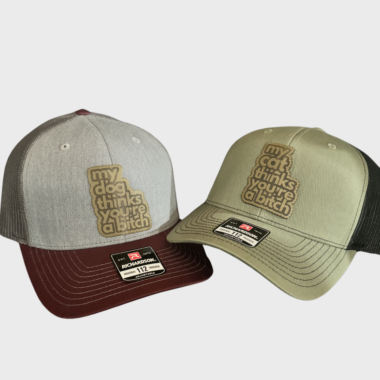 Leather Patch Hats