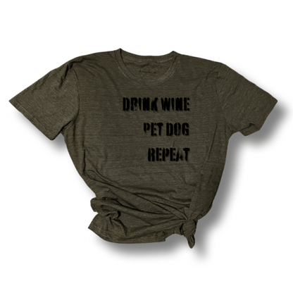 Drink, Pet, Repeat T-Shirt