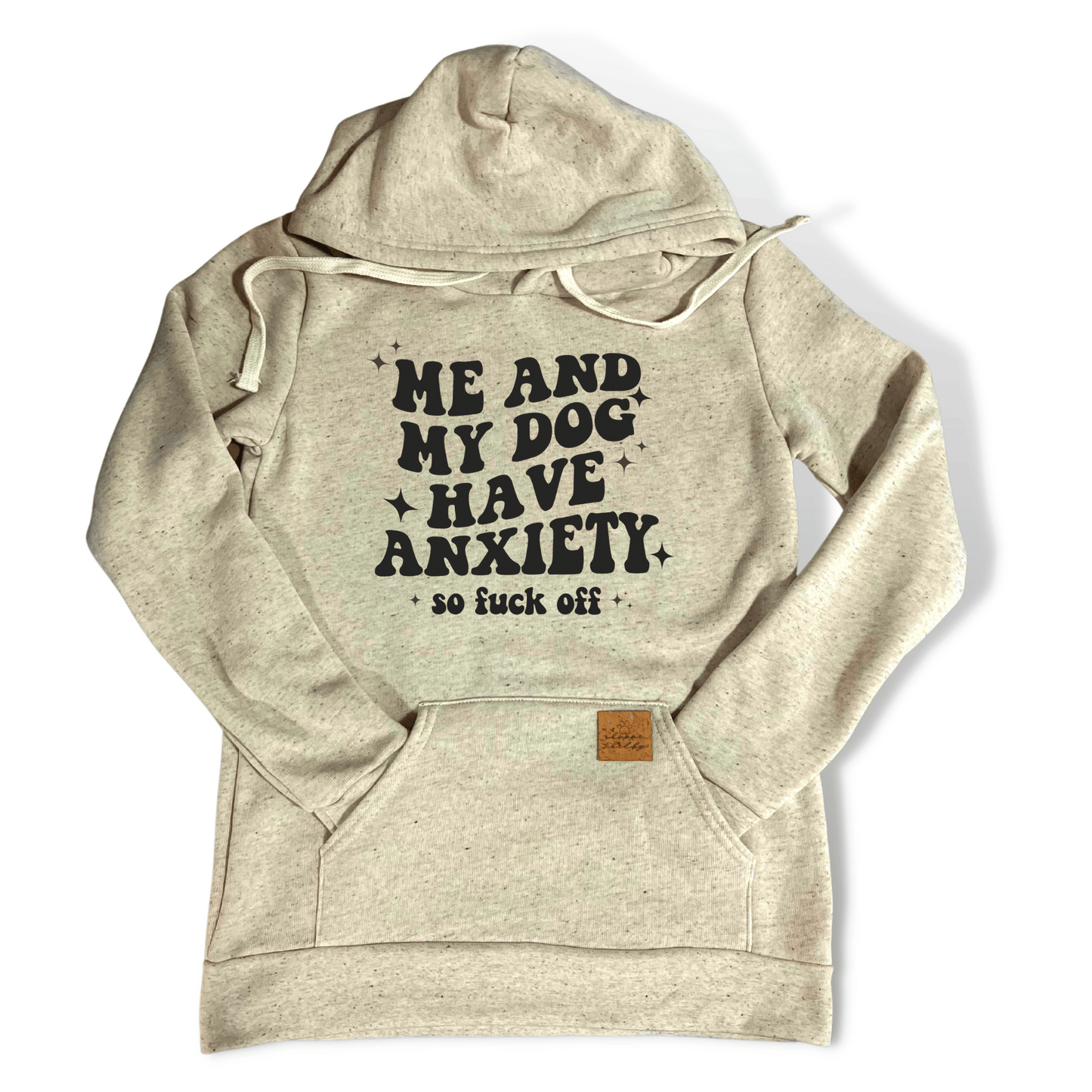 Retro Flowy “Me & My Dog Have Anxiety” Sweatshirt